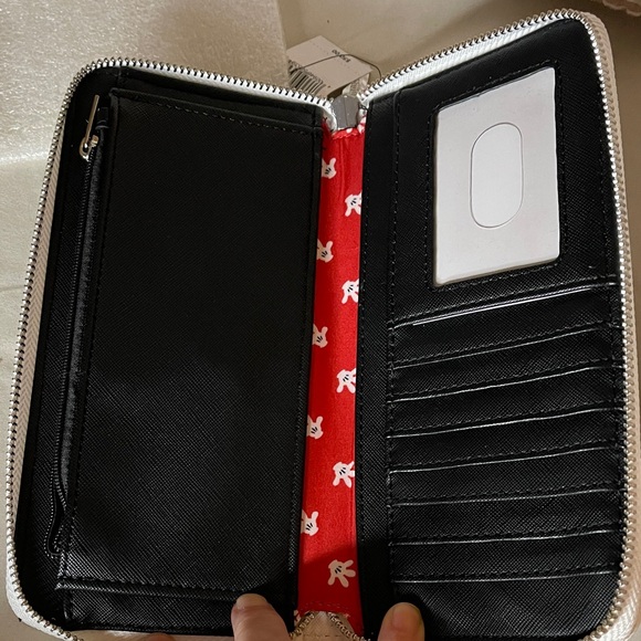 Loungefly Disney Parks Black and White Mickey Mouse Wallet by Loungefly - Picture 5 of 7